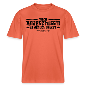 Berliner Spuch-Berliner Lob-NICH ANJESCHISSN-RELAXED FIT Unisex Organic T-Shirt - Hellrot