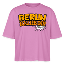 BERLIN ICK LIEB DIR - Frauen Boxy Bio-T-Shirt - Pink