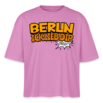 BERLIN ICK LIEB DIR - Frauen Boxy Bio-T-Shirt - Pink