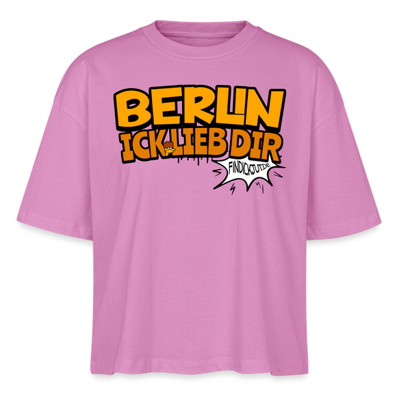 BERLIN ICK LIEB DIR - Frauen Boxy Bio-T-Shirt - Pink