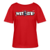 WAT IS'N?-Rundhals Frauen Bio-T-Shirt - Rot