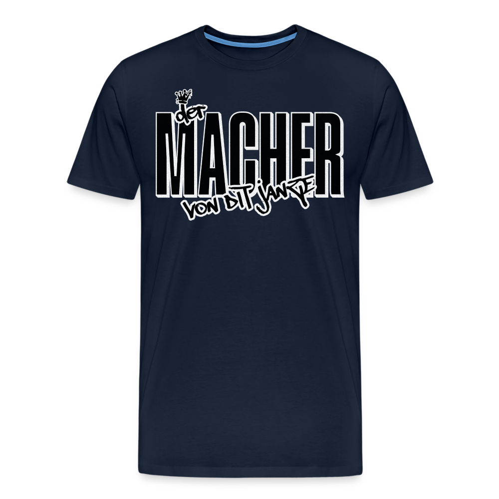 DER MACHER VON DIT JANZE - Männer Premium T-Shirt - Navy