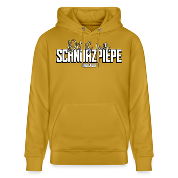 SCHNURZPIEPE-Unisex Bio-Hoodie - Ocker