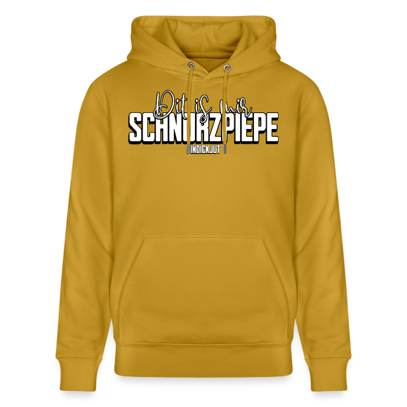 SCHNURZPIEPE-Unisex Bio-Hoodie - Ocker
