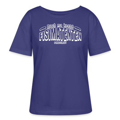 Berliner Spruch-FISIMATENTEN-Rundhals Frauen Bio-T-Shirt - Dämmerung