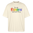 PRIDE 'REGENBOGENSCHAF'-Oversized Unisex Bio T-Shirt - Naturweiß