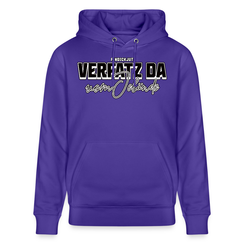 VERFATZ DA VOM JELÄNDE-Unisex Bio-Hoodie - Purple Love 