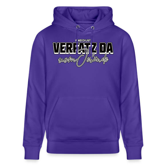 VERFATZ DA VOM JELÄNDE-Unisex Bio-Hoodie - Purple Love 