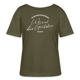 WIR SIND DIE GEILSTEN-Berlin2026-Rundhals Frauen Bio-T-Shirt - Khaki