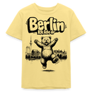 Berlin Souvenir-Bio Teenager T-Shirt-BERLIN ICK LIEBE DIR - Gelb Viva 