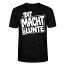 Berlin Shirt mit echt Berliner Spruch-DIT MACHT URST LUNTE-Unisex BIO T-Shirt - Schwarz