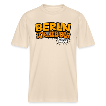 BERLIN ICK LIEB DIR - Relaxed Fit Unisex Bio-T-Shirt - Naturweiß