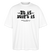 Berliner Gelassenheit-ET IS WIE'T IS-Oversized Unisex Bio T-Shirt - Weiß