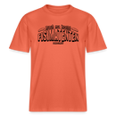 Berliner Spruch-FISIMATENTEN-RELAXED FIT Unisex BIO T-Shirt - Hellrot