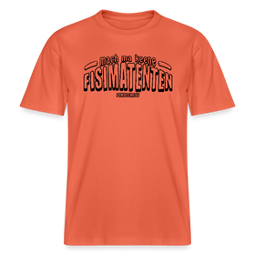 Berliner Spruch-FISIMATENTEN-RELAXED FIT Unisex BIO T-Shirt - Hellrot