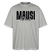 MAUSI UND MOTTI-Oversized Unisex Bio T-Shirt - Grau meliert
