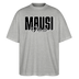 MAUSI UND MOTTI-Oversized Unisex Bio T-Shirt - Grau meliert