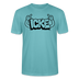ICKE-Unisex T-Shirt mit echt Berliner Schnauze - Pastelltürkis