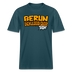 BERLIN ICK LIEB DIR - Relaxed Fit Unisex Bio-T-Shirt - Dunkles Petrol