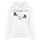 BERLINER KNORKE-Unisex Bio-Hoodie - Weiß