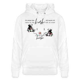 BERLINER KNORKE-Unisex Bio-Hoodie - Weiß