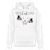 BERLINER KNORKE-Unisex Bio-Hoodie - Weiß