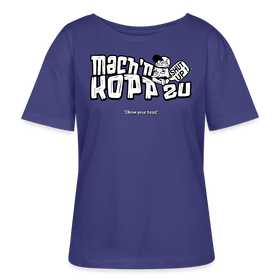 MACH N KOPP ZU-Rundhals Frauen Bio-T-Shirt - Dämmerung