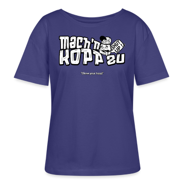 MACH N KOPP ZU-Rundhals Frauen Bio-T-Shirt - Dämmerung