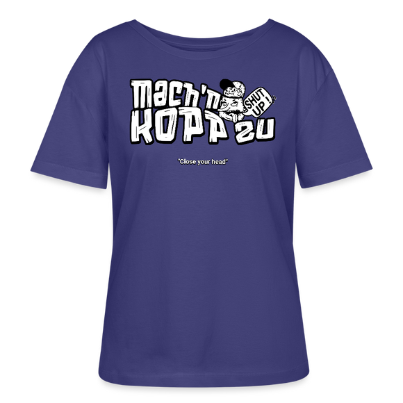 MACH N KOPP ZU-Rundhals Frauen Bio-T-Shirt - Dämmerung