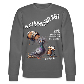 WAT KIEKSTN SO?-Unisex Bio-Sweatshirt II - Anthrazit