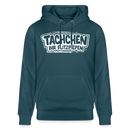 TACHCHEN IHR FLITZPIEPEN-Unisex Bio-Hoodie mit Berliner Schnauze - Dunkles Petrol