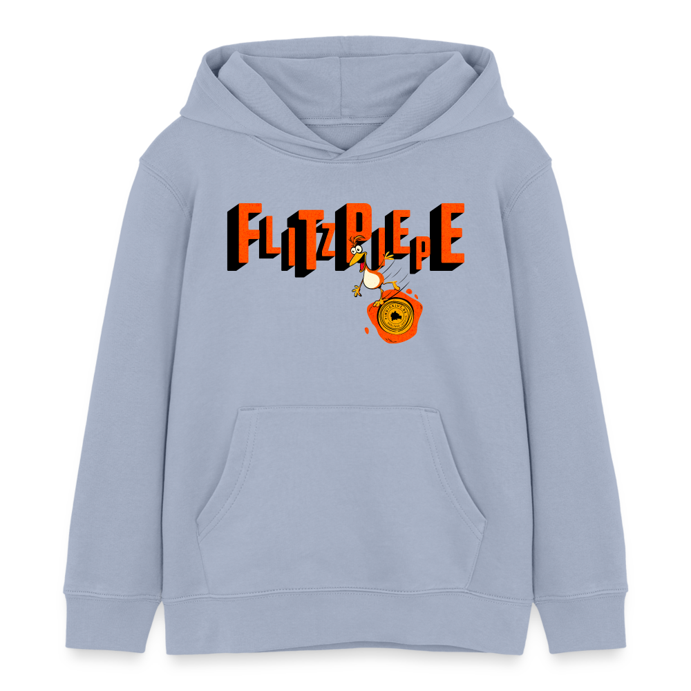 FLITZPIEPE - Kinder Bio-Hoodie - Lavendel-Violett