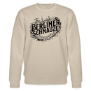 BERLINER SCHNAUZE- Unisex Bio-Sweatshirt - Beige