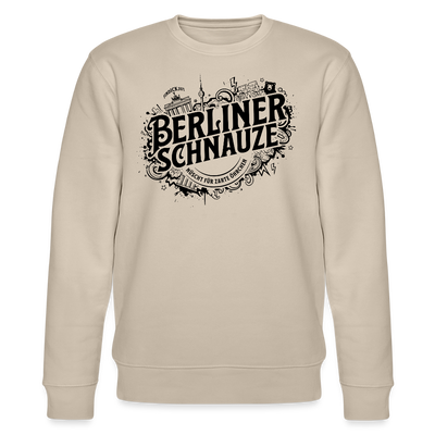 BERLINER SCHNAUZE- Unisex Bio-Sweatshirt - Beige