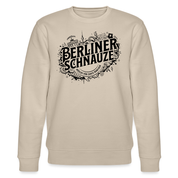 BERLINER SCHNAUZE- Unisex Bio-Sweatshirt - Beige