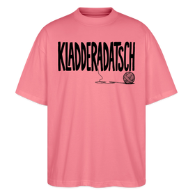 Chaos Shirt-KLADDERADATSCH-Oversized Unisex Bio T-Shirt - Pink 