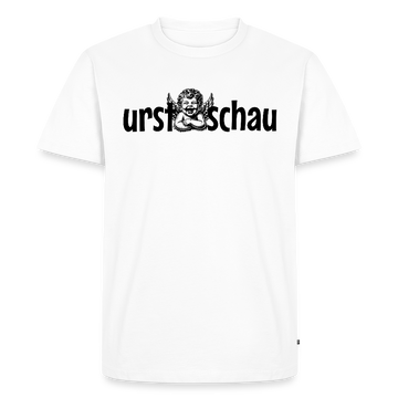 URST SCHAU-Männer Premium BIO T-Shirt - Weiß