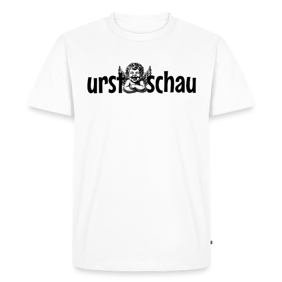 URST SCHAU-Männer Premium BIO T-Shirt - Weiß