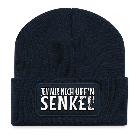 Berliner Spruch-JEH MIR NICH UFFN SENKEL-Beanie - French Navy