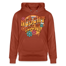 BERLINER RETRO-NÜSCHT MUSS ICK-Unisex Bio-Hoodie - Terrakotta