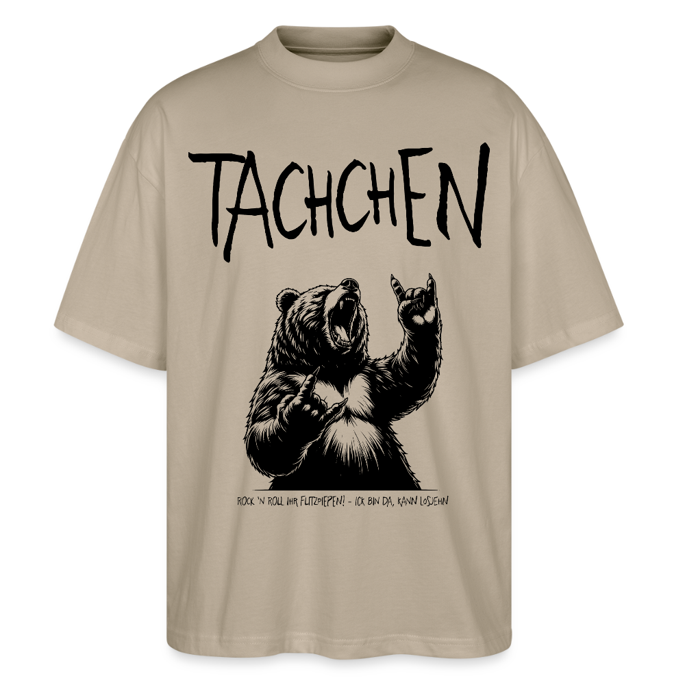 TACHCHEN BERLINER - Unisex Oversize Bio-T-Shirt - Steingrau