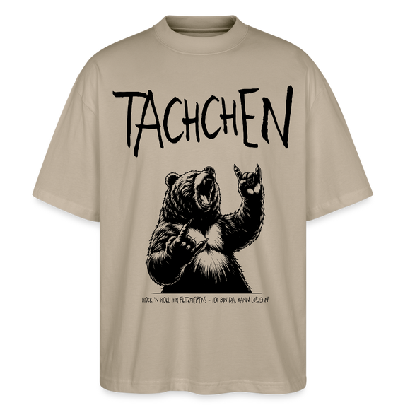 TACHCHEN BERLINER - Unisex Oversize Bio-T-Shirt - Steingrau