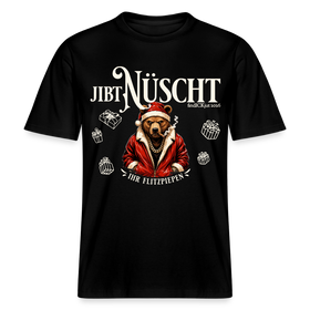 JIBT NÜSCHT-RELAXED FIT Unisex Organic T-Shirt-Weihnachten Berlin - Schwarz