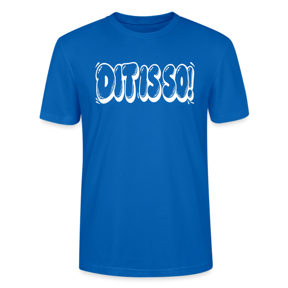 Berlin Shirt - DIT IS SO! - Bio Unisex T-Shirt mit Berliner Schnauze - Pfauenblau
