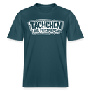 TACHCHEN IHR FLITZPIEPEN- RELAXED FIT Unisex Bio T-Shirt mit Berliner Schnauze - Dunkles Petrol