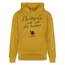 NACHTIGALL ICK HÖR DIR TRAPSEN-Unisex Bio-Hoodie - Ocker