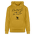 NACHTIGALL ICK HÖR DIR TRAPSEN-Unisex Bio-Hoodie - Ocker