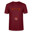 ICK LIEBE DIR-Unisex T-Shirt BIO - Burgunderrot