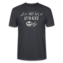 JEH MIR NICH UFFN KEKS!-Unisex T-Shirt II - Dunkles Graublau