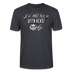 JEH MIR NICH UFFN KEKS!-Unisex T-Shirt II - Dunkles Graublau